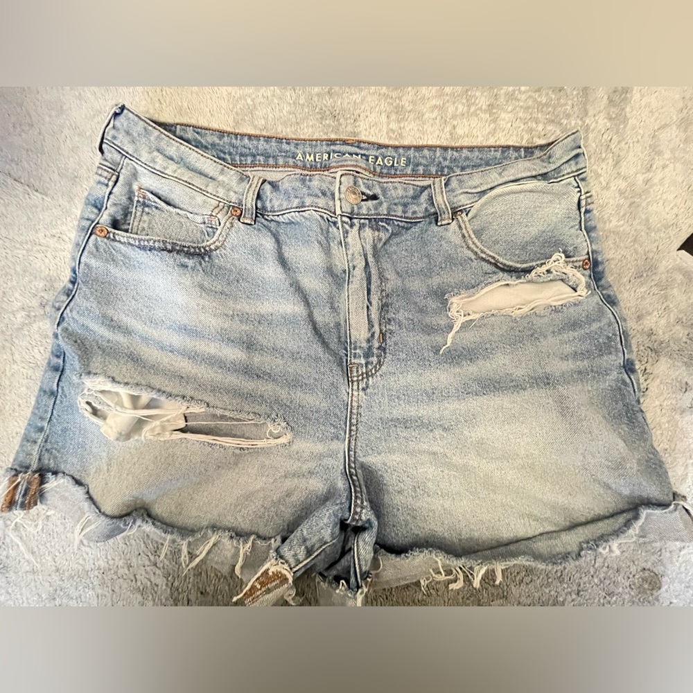 American Eagle Distressed Denim Shorts